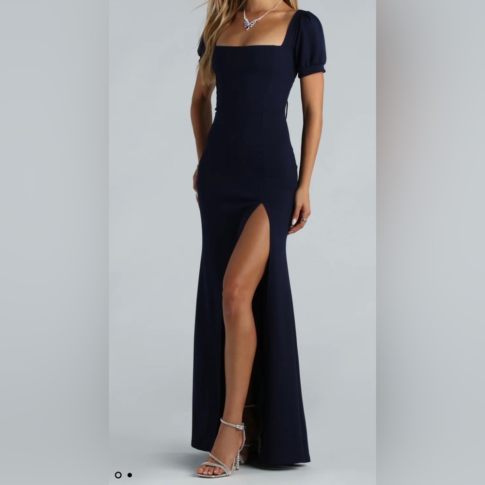 Navy Windsor Denali Gown